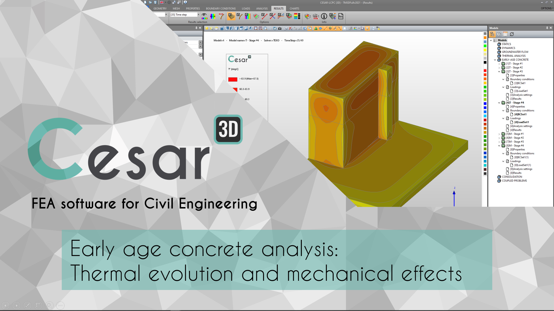 Early age concrete analysis