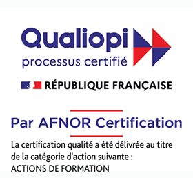 Certificat QUALIOPI n° : 2021/97226.1